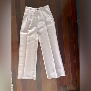 Zara light pink wide leg slacks size small